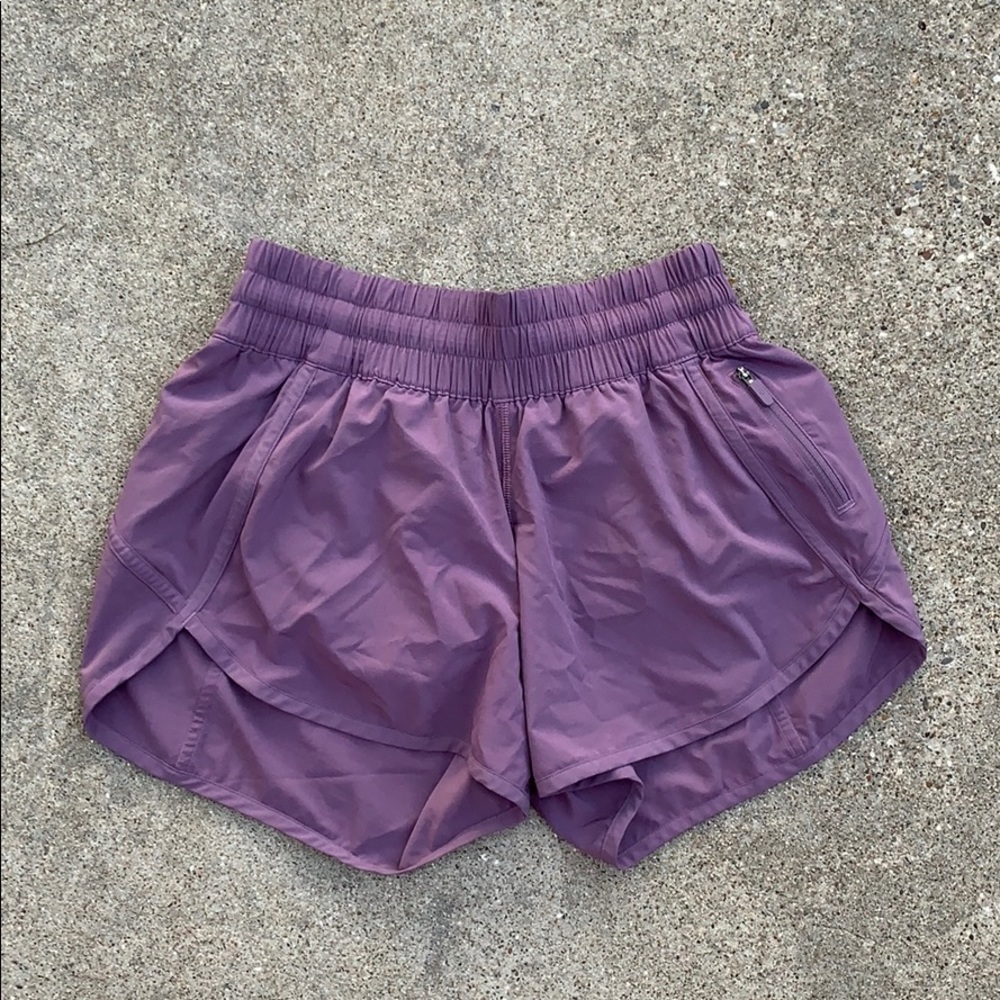 Lululemon purple tracker short